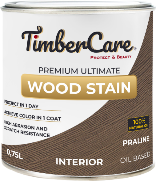 Тонирующее прозрачное масло Wood Stain Пралине 0,75 TimberCare