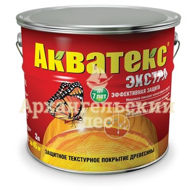 Защитно-декоративный состав тик 3,0 АКВАТЕКС-ЭКСТРА