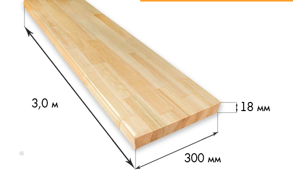 Щит меб (площадка) ель-сосна 18*300*3,0 ЭКСТРА СРОЩ Щит меб (площадка) ель-сосна 18*300*3,0 ЭКСТРА СРОЩ