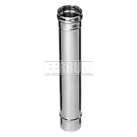 Дымоход 0,5м (430/0,8 мм) Ф110 FERRUM