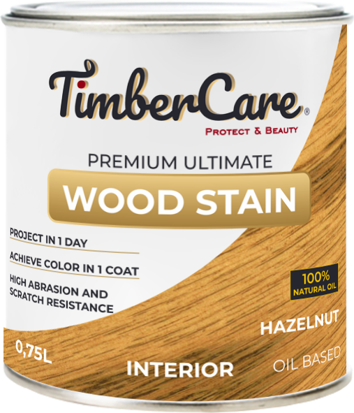 Тонирующее прозрачное масло Wood Stain Лесной орех 0,75 TimberCare