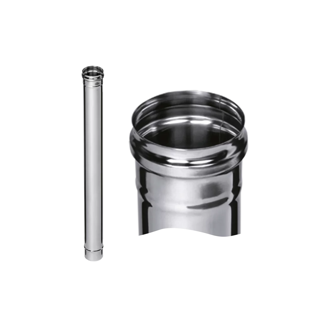 Дымоход 1,0м (304/0,8 мм) Ф115 FERRUM Дымоход 1,0м (304/0,8 мм) Ф115 FERRUM